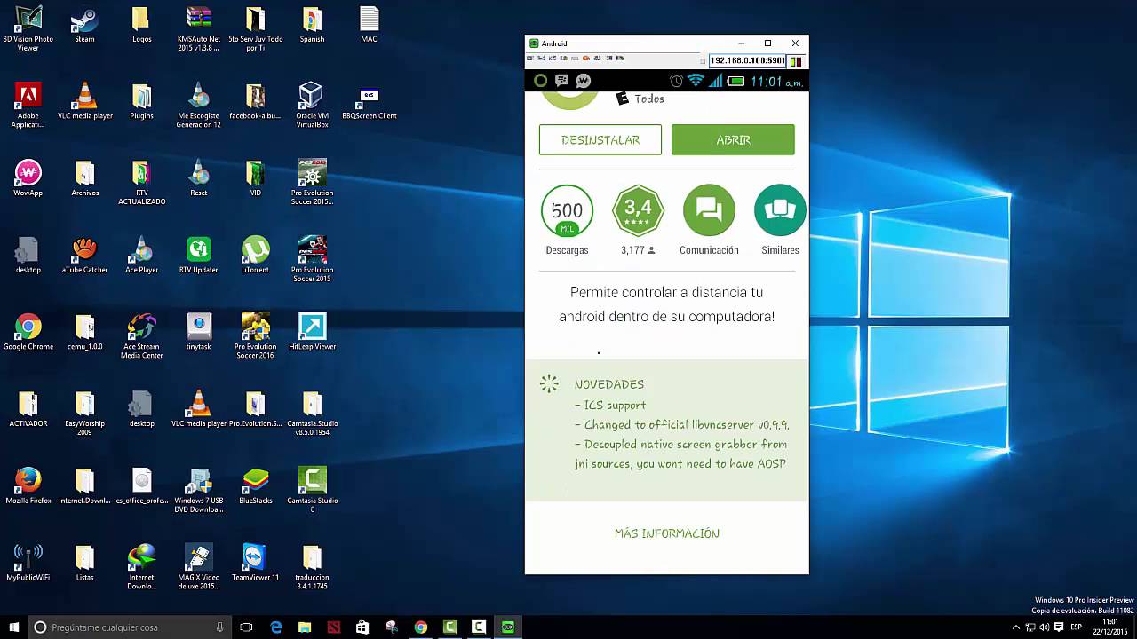 vnc server on android